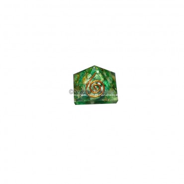 Green Jade Orgone Baby Pyramids For Orgone Healing Reiki