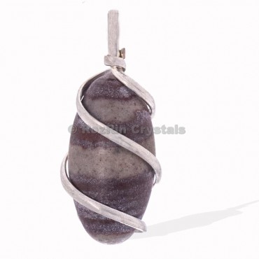 Narmada Lingam Wrap Pendants